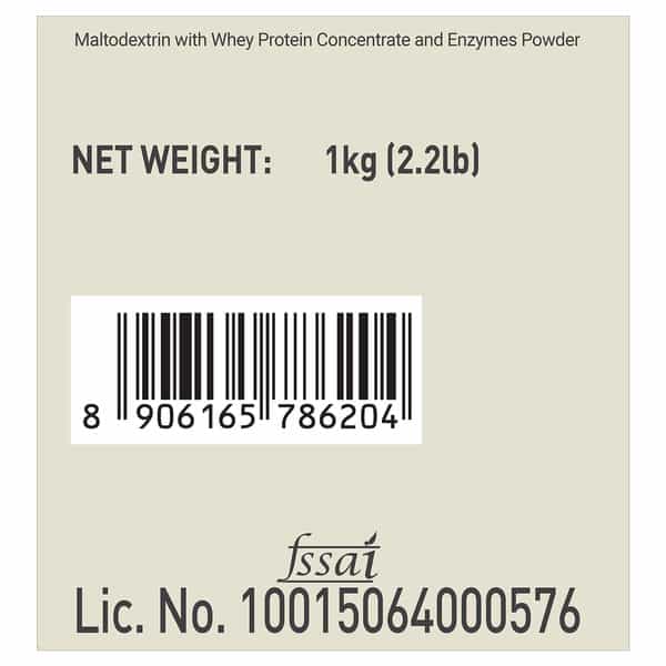 Fuel One Max Gainer (Caramel Toffee| 1Kg) | High-Calorie Gainer With Added Digestive Enzymes