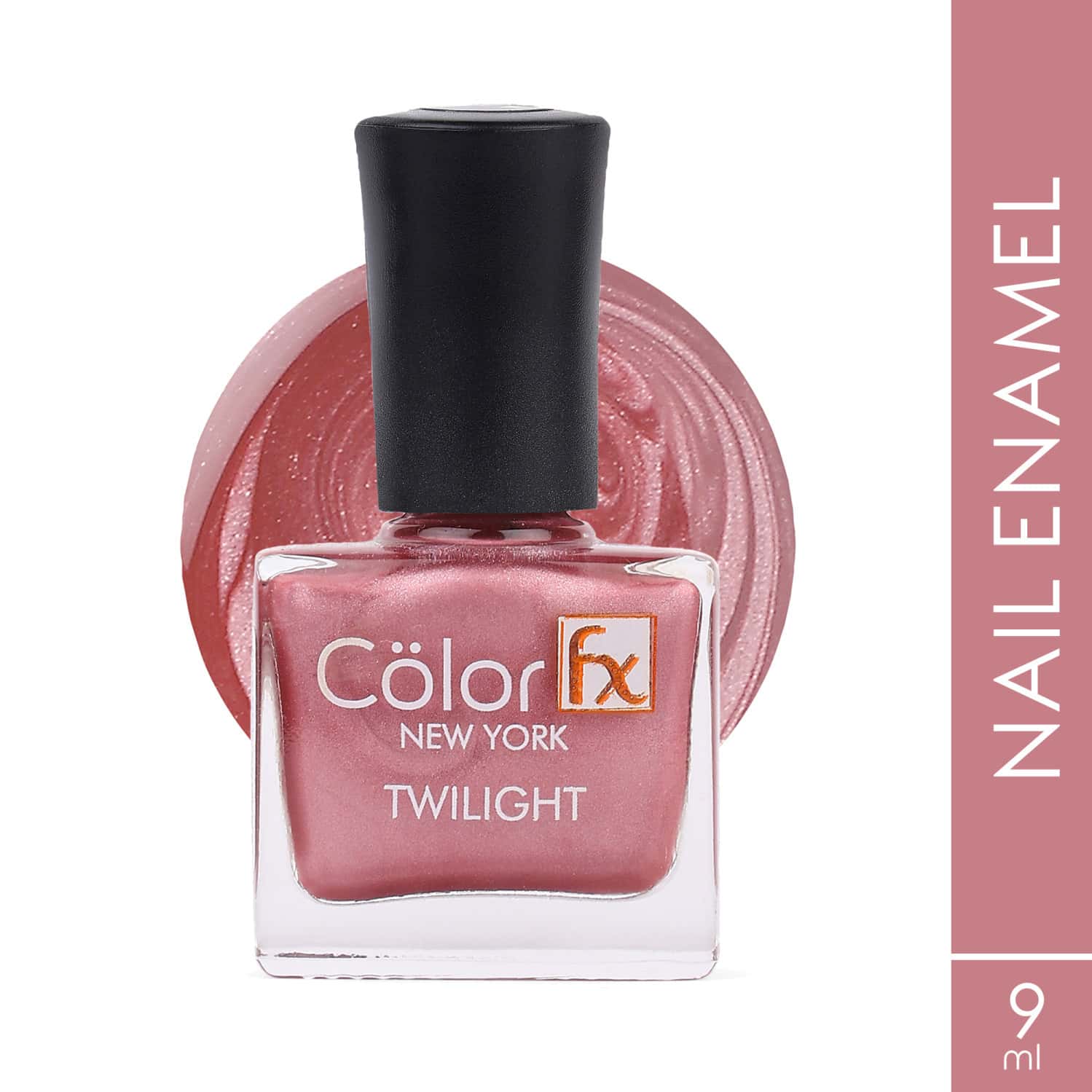 Buy COLOR FX METTALIC MATT PINK GEL LONG LASTING NAIL ENAMEL 9 ML ...