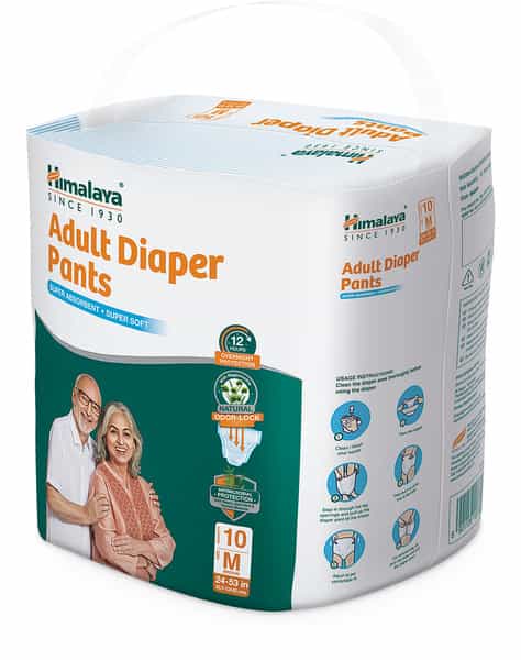 Himalaya Adult Diaper Pant Style Medium Size Pack Of 10