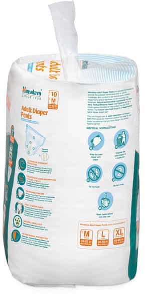 Himalaya Adult Diaper Pant Style Medium Size Pack Of 10