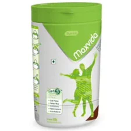 Maxvida Nutrition Supplement Chocolate Flavour Powder For Adults Refill 400 Gm
