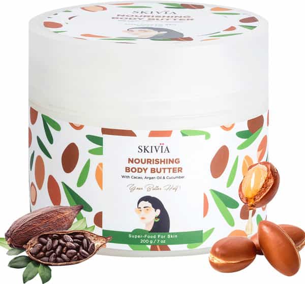 Skivia Nourishing Body Butter With Cacao | Nourishment & Hydration | For All Skin Types (200 G)