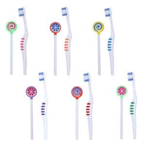 Maxi Milky White Baby Toothbrush And Tongue Cleaner-oral Hygiene Kit (pack Of 6)