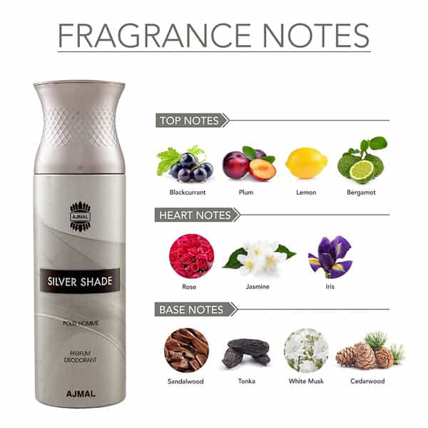 Ajmal Silver Shade For Men And Distraction For Men & Women Each 200Ml (Total 400Ml)