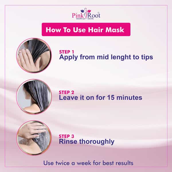 Pink Root Moroccan Argan Hair Mask 200Gm