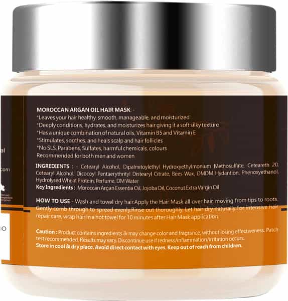 Pink Root Moroccan Argan Hair Mask 200Gm