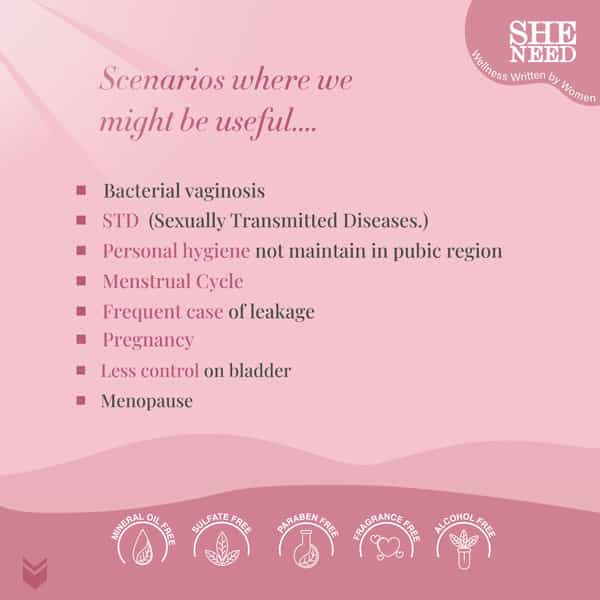 Sheneed 24Hr Odor Control Feminine Intimate Wash- Blocks Odour For 24 Hours - 100 Ml