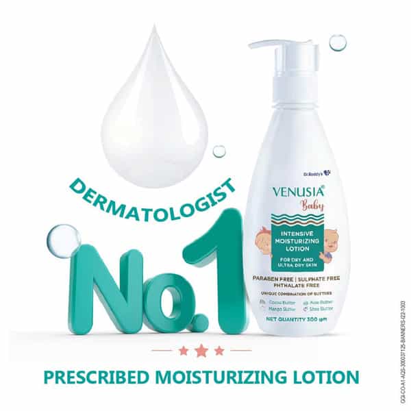 Venusia Baby Intensive Moisturizing | For Dry And Ultra Dry Skin | Lotion | 300 Gm