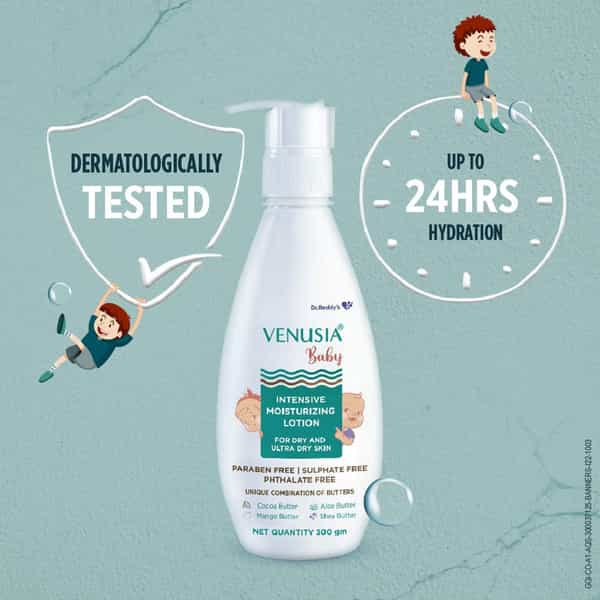 Venusia Baby Intensive Moisturizing | For Dry And Ultra Dry Skin | Lotion | 300 Gm