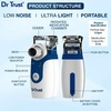 Dr Trust Portable Ultrasonic Mesh Nebulizer Machine Cool Mist Inhaler For Children And Adults