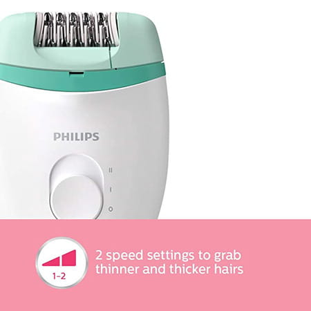 Philips Bre245/00 Corded Compact Epilator (2in1 Shaver&Epilator) For Gentle Hair Removal
