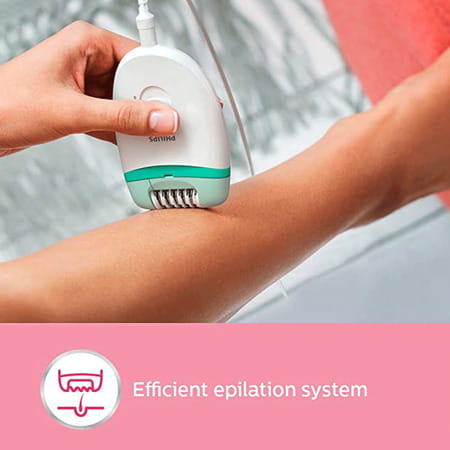 Philips Bre245/00 Corded Compact Epilator (2in1 Shaver&Epilator) For Gentle Hair Removal