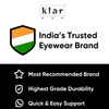 Klar Eye Rectangle Rimless Power Reading Glasses Men And Women Powers +1 To +3.50+3.50 Power Black