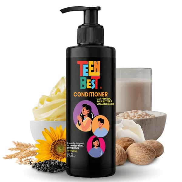 Healthbest Teens Conditioner For Oily & Sweaty Hair - For Boys & Girls 13 - 19 Years - 200Ml