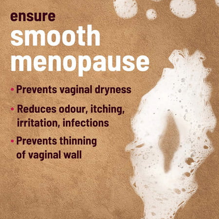 Gynoveda Ayurvedic Intimate Wash For 40+ Women. No More Dryness Itching Odour