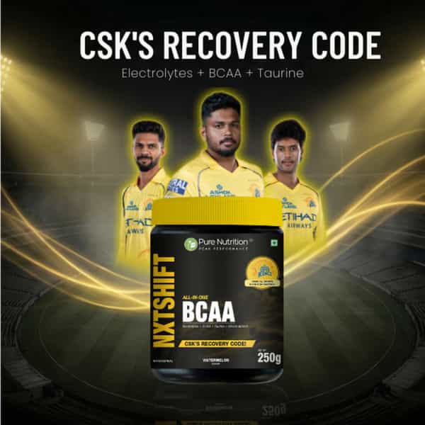 Pure Nutrition Nxtshift Bcaa |Watermelon | 2:1:1 Amino Blend For Energy & Recovery 250 Gm