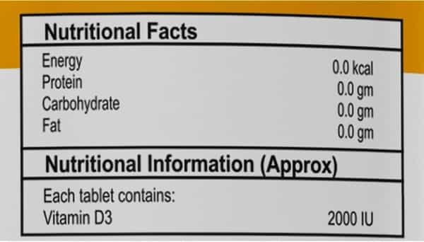 Purefoods Vitamin D3 - 2000 Iu - 60 Tablets