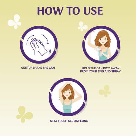 New Spinz Yellow Blossom Perfumed Deo For Women | Long Lasting Freshness | 200ml