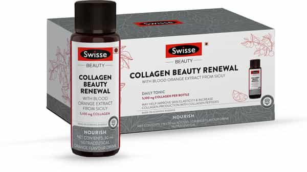 Swisse Collagen Beauty Renewal Supplement With Blood Orange Extract - 7X30ml