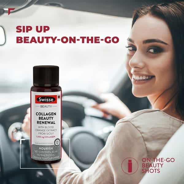 Swisse Collagen Beauty Renewal Supplement With Blood Orange Extract - 7X30ml