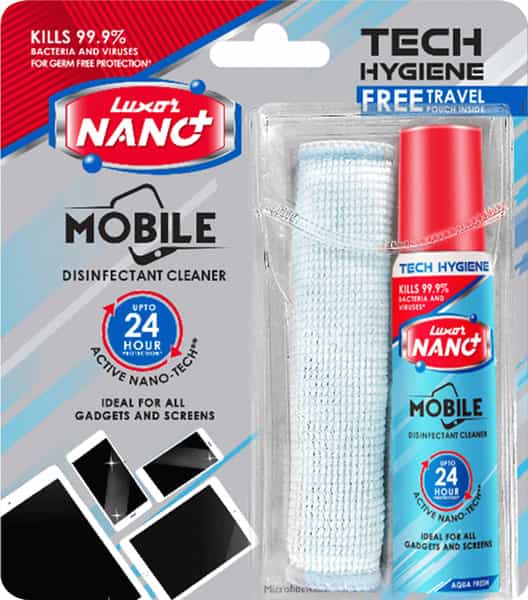 Luxor Nano Mobile Disinfectant Cleaner - 25Ml Travel Pouch