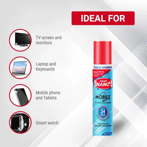 Luxor Nano Mobile Disinfectant Cleaner - 25Ml Travel Pouch