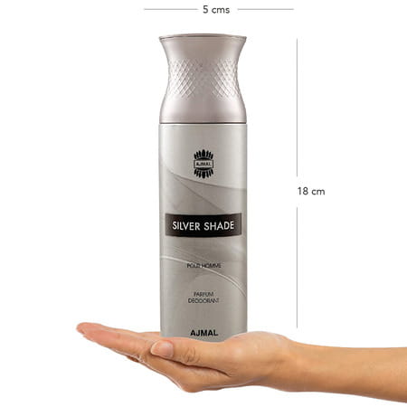 Ajmal Wisal & Silver Shade & Sacrificeiihim & Raindrops Deodorant Spray- For Men (200 Ml Pack Of 4)