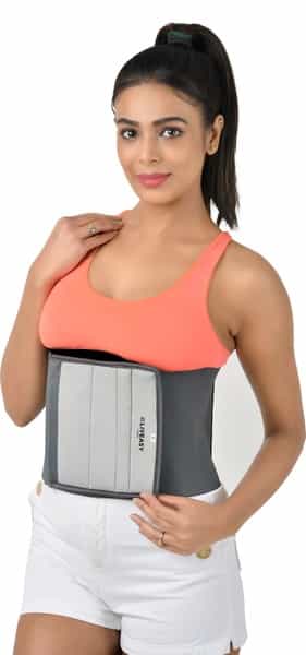 Liveasy Ortho Care Grey Waist Trimmer / Abdominal Binder - Large (36 - 40 Inch)
