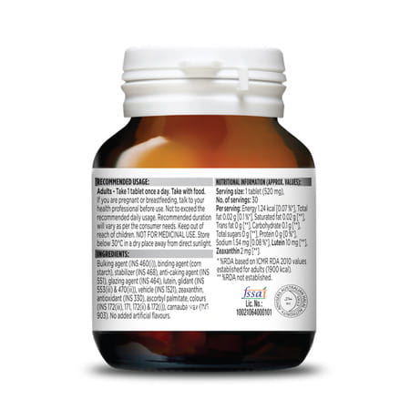 Blackmores Blue Light Defence | Lutein & Zeaxanthin For Complete Eye Care | 30 Tablets
