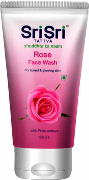 Sri Sri Tattva Rose Face Wash - For Toned & Glowing Skin | 150 Ml