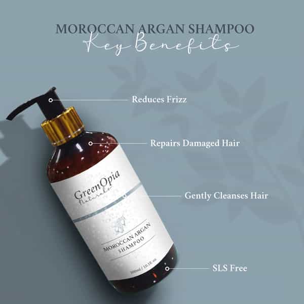 Moroccan Argan Oil Hair Shampoo (300Ml) Pack Of 2