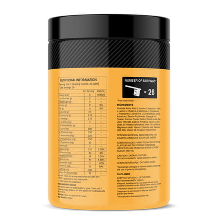 Myfitfuel Anytime Eaa Energy (400g, Bubble Gum) (Essential Amino Acid) Hydration, Repair & Recovery