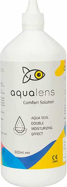Aqualens Comfort Contact Lens Solution Pack Of 1 (500Ml) +1 Lens Case