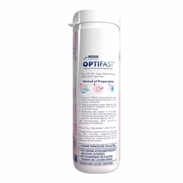 Nestle Optifast Supports Weight Management Strawberry Shake Jar 400 Gm