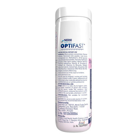 Nestle Optifast Supports Weight Management Strawberry Shake Jar 400 Gm