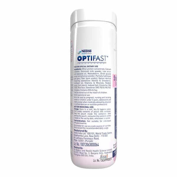 Nestle Optifast Supports Weight Management Strawberry Shake Jar 400 Gm