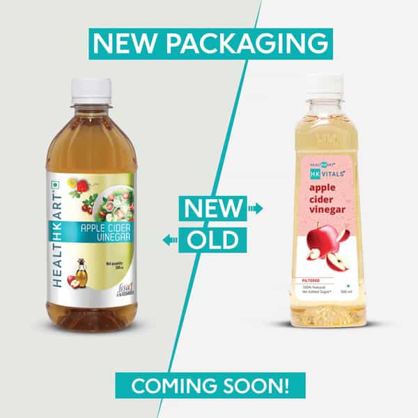 Hk Vitals Apple Cider Vinegar Unflavored- 500 Ml Natural Vinegar