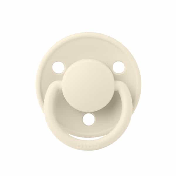 Bibs De Lux 2 Pack Silicone Onesize Ivory/Sage - 0-3 Years