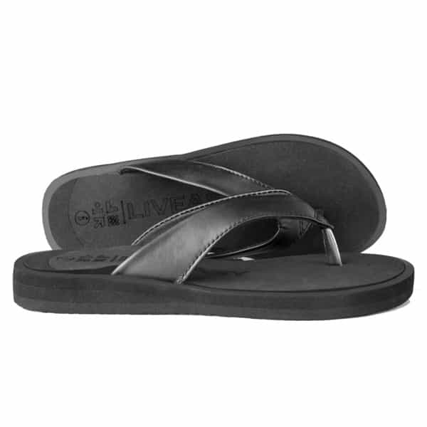 Liveasy Essentials Women's Diabetic & Orthopedic Slippers - Black - Size Uk 6 / Us 9