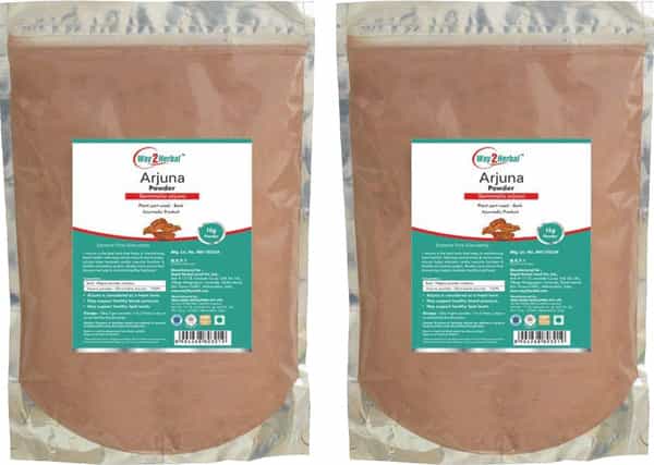 Way2herbal Arjuna Powder For Heart - 1Kg Each - (Pack Of 2)
