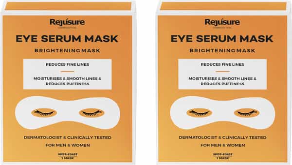 Rejusure Eye Brightening Serum Mask Reduces Fine Lines 1 Mask (Pack Of 2)
