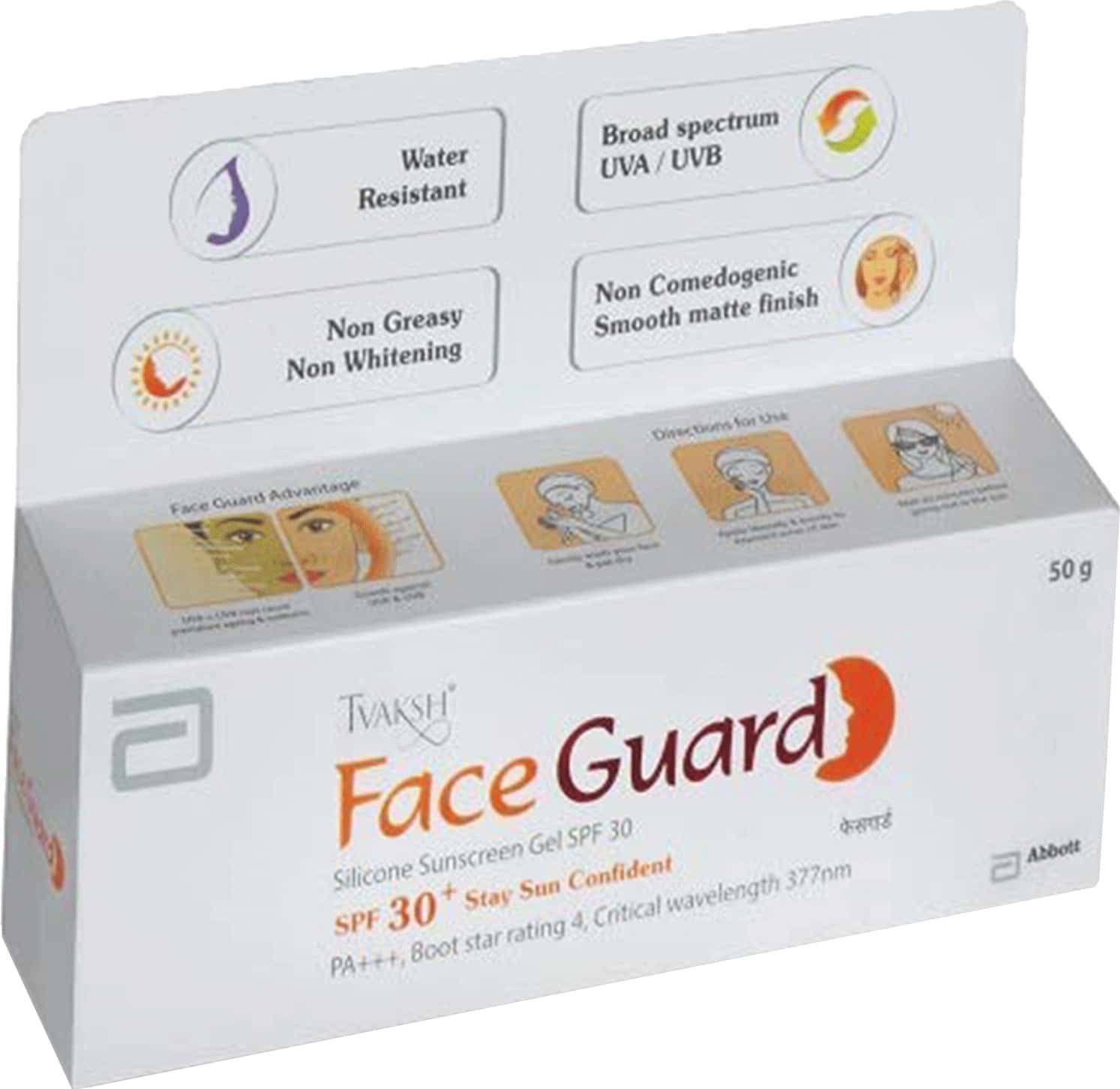 Buy TVAKSH FACEGUARD SUNSCREEN SPF30 50 GM Online & Get Upto 60 OFF