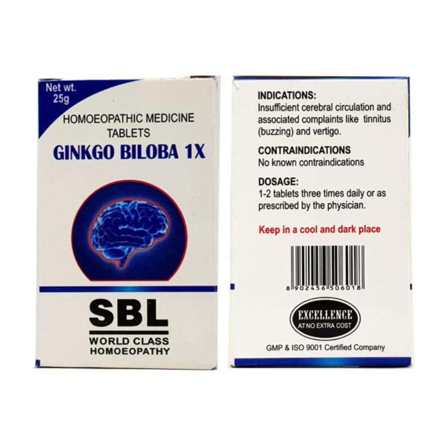 Sbl Ginkgo Biloba Tablet 1x 25 Gm Pack Of 3
