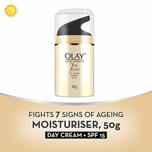 Olay Total Effects Day Cream With Vitamin B5, Niacinamide, Spf 15 Fights With Uv Protection, 50 Gm