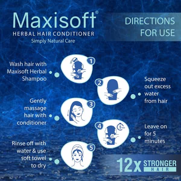 Maxisoft Herbal Hair Conditioner | For All Hair Types | Tube | 100 Ml | Pack Of 2