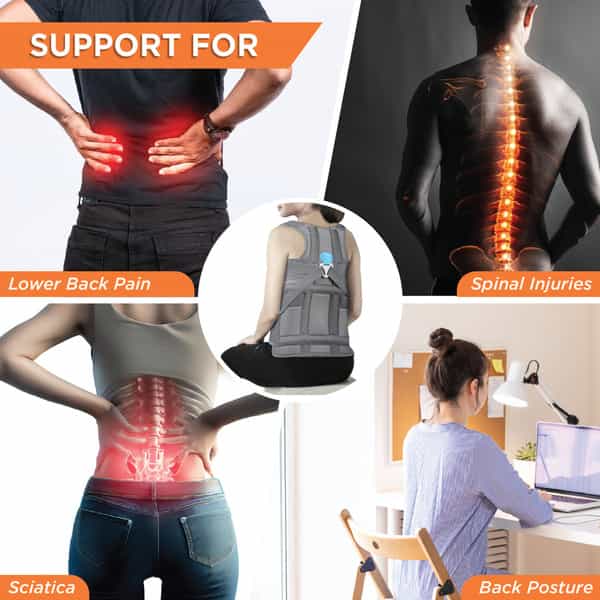 Vissco Dorso Lumbar Spinal Brace(Taylor Brace) | Back Support For Stability & Immobilisation-Large