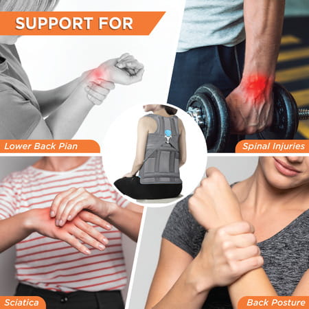 Vissco Dorso Lumbar Spinal Brace(Taylor Brace) | Back Support For Stability & Immobilisation-Large
