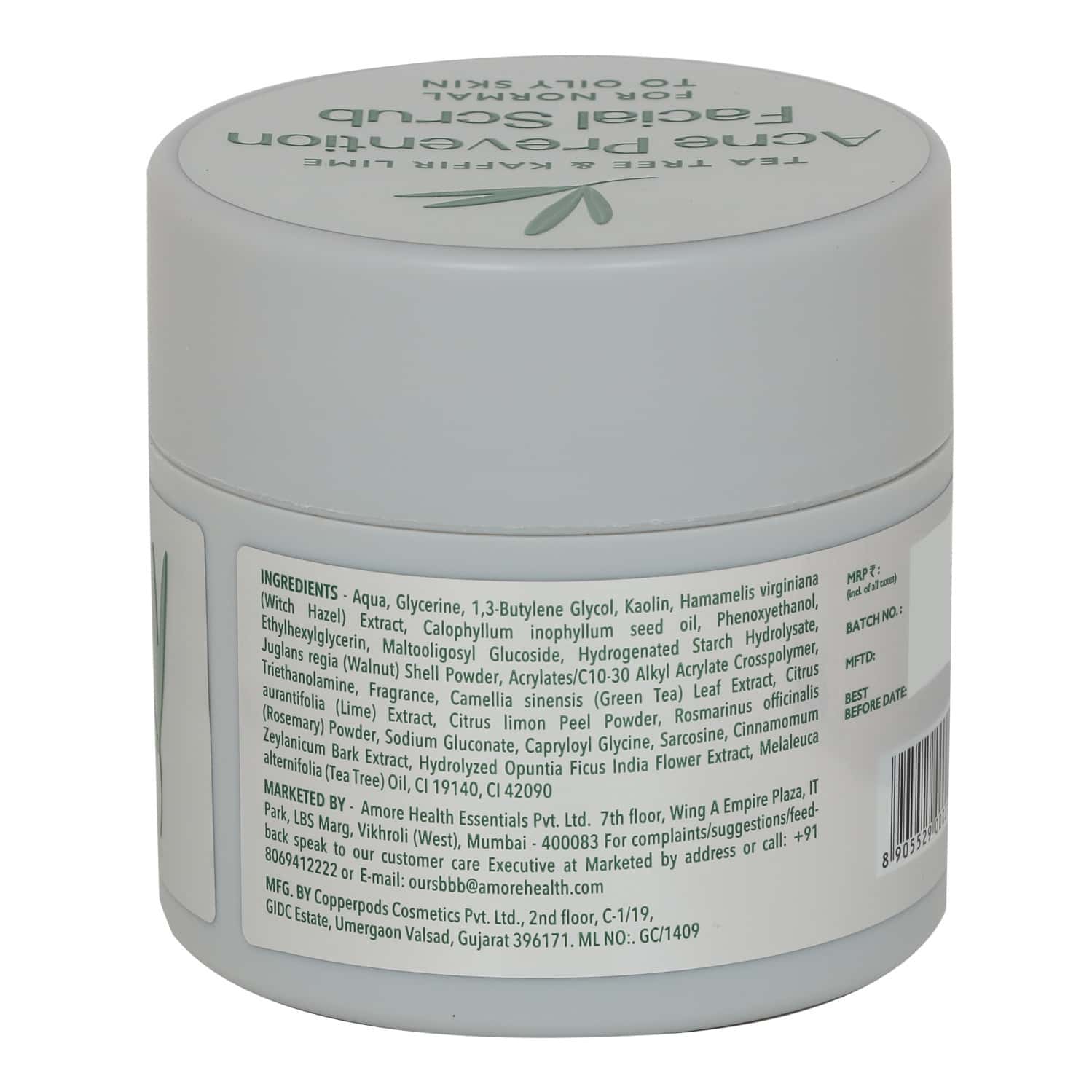 Buy BBB BETTER BODY BOMBAY TEA TREE & KAFFIR LIME ACNE PREVENTION