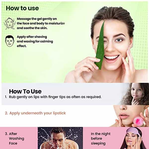 Tnw The Natural Wash Unisex Combo Of Beetroot Lip Balm & Aloe Vera Gold Gel