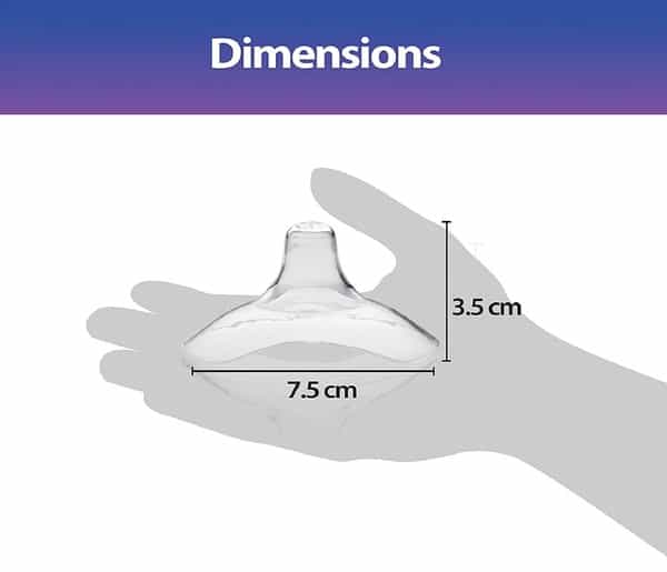 Luvlap Silicone Nipple Protector / Shield For Breast Feeding Mothers With Storage Case